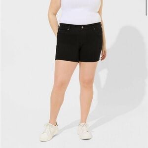 Torrid Black Jean Shorts